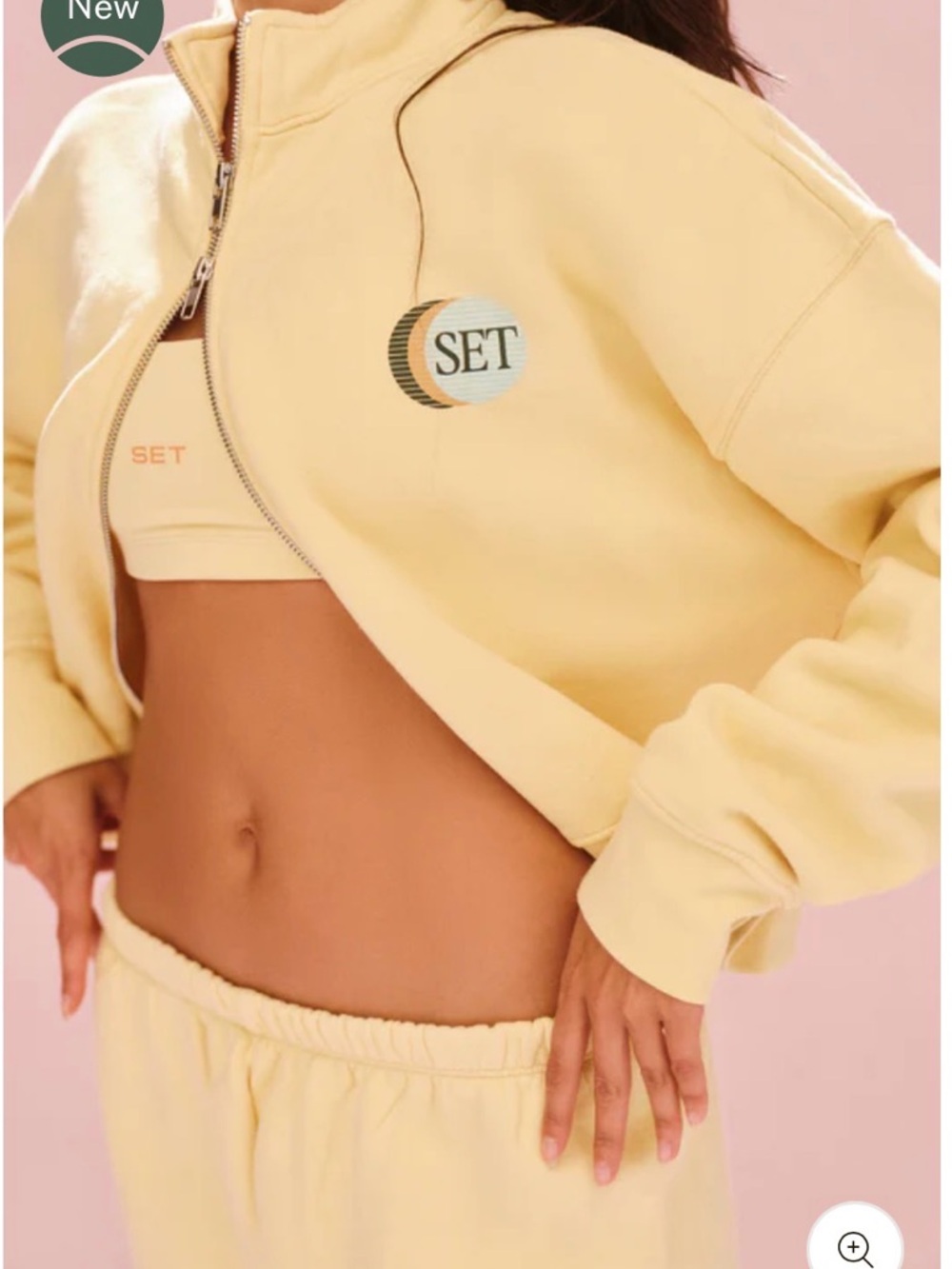Set Active - Orange Soda Zip Jacket. Sold out online. Size small. NWT.